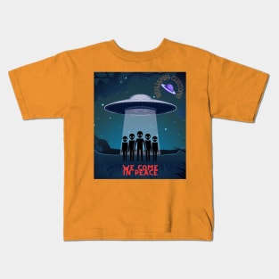 We come in peace Kids T-Shirt